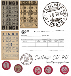 ♥Free♥ Vintage Clipart, Bingo Cards, Digi Stamps & Postage | FREE ...
