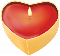Heart Candle PNG Clip Art - Best WEB Clipart