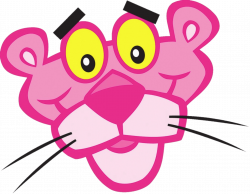 Pink Panther Face transparent PNG - StickPNG