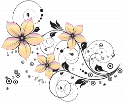 Floral Decoration Clip Art Image | Gallery Yopriceville - High ...
