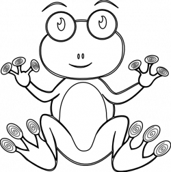 clipartist.net » Clip Art » froggy frog SVG