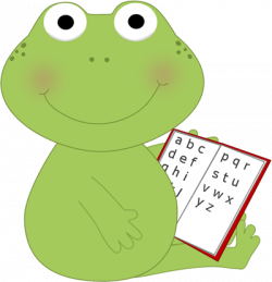 Frog Clip Art | Frog Reading Clip Art Image - frog sitting ...