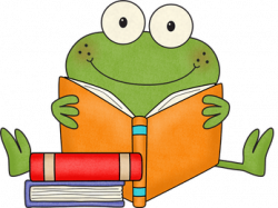 Frog reading a book clipart 2 » Clipart Portal