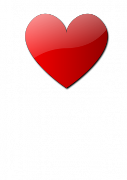 Hearts clipart sized - Pencil and in color hearts clipart sized