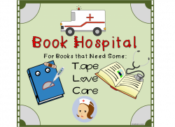 DIY Book Hospital - | Pinterest | Book hospital, Hospital signs and ...