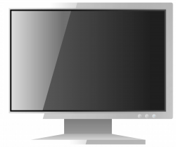 White Computer LCD Monitor PNG Clipart - Best WEB Clipart
