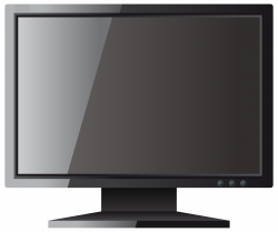 Black Computer LCD Monitor PNG Clipart - Best WEB Clipart