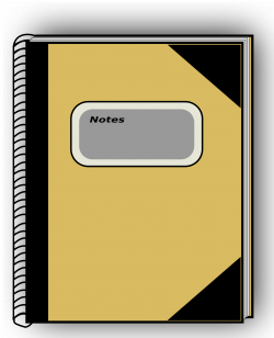 Clipart - notebook