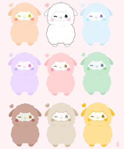prince-insomniac: Pastel Rainbow Alpaca stickers are available now ...
