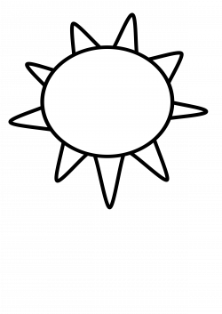 Clipart - Sun Outline