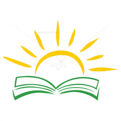 Book and Sun Logo Icon illustration | Free vectors, illustrations ...