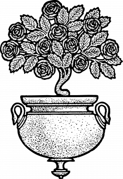 Vintage Flowers Roses 1 Clip Art - Sweet Clip Art