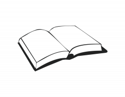 Black And White Book Clipart#4316631 - Shop of Clipart Library