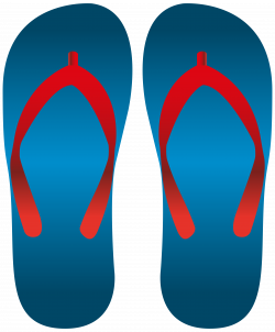 Blue Flip Flops PNG Clip Art - Best WEB Clipart
