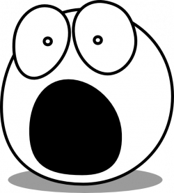 Scared Face Clip Art | Buddy Frightened clip art - vector clip art ...