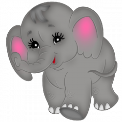 Brown Baby Elephant Clip Art Images. All Images Are On A Transparent ...