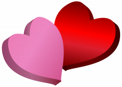 Pink and Red Hearts PNG Clipart - Best WEB Clipart