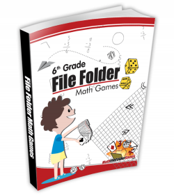 6th Grade File Folder Math Games | Math File Folder Games