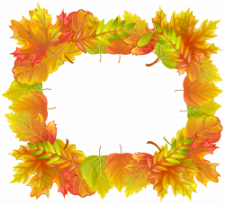 Autumn Leafs Border Frame PNG Clipart Image | Gallery Yopriceville ...