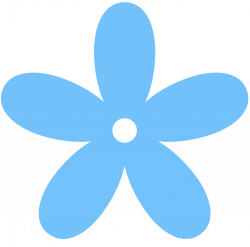 Blue Flower Clipart