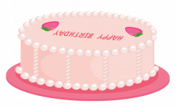 Pink Happy Birthday Cake PNG Clipart | Gallery Yopriceville - High ...