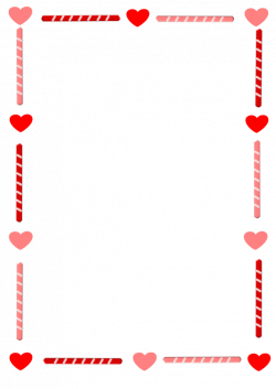 Heart And Candy Border By Cuteeverything Border For Valentine S Day ...