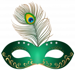 Green Carnival Mask PNG Clip Art Image | Gallery Yopriceville ...