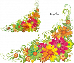 Clip Art Colorful Flower Sprays – Free Cliparts