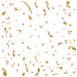 Gold Confetti Transparent Clip Art Image | Gallery Yopriceville ...