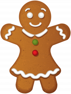 Gingerbread Girl Cookie PNG Clip Art | Gallery Yopriceville - High ...