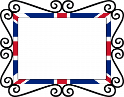Clipart - UK Union Flag frame