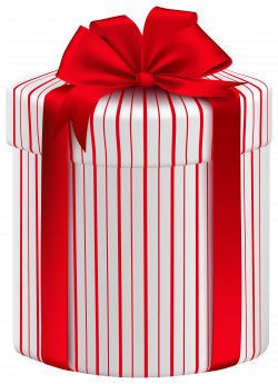 Large Gift Box with Red Bow PNG Clipart Image | Gallery ...