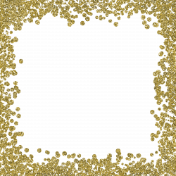 Wedding invitation Gold Glitter Clip art - Gold color border,frame ...