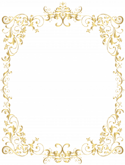 Border Gold Decorative Frame PNG Clip Art | Gallery Yopriceville ...