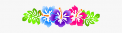 Luau Clip Art Borders Free Hibiscus Line - Hibiscus Clip Art ...