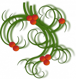 Christmas Swirls Clip Art at Clker.com - vector clip art online ...