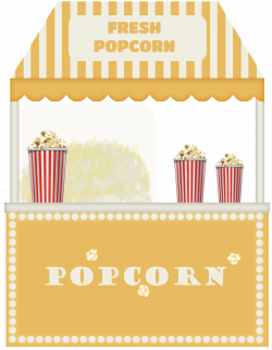 Popcorn Cotton candy Clip art - Popcorn Booth 2100*2700 transprent ...