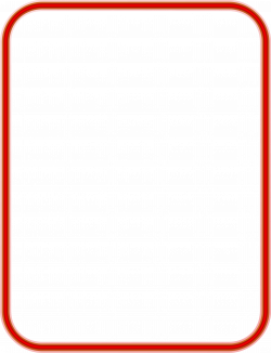Clipart - Red Neon Border