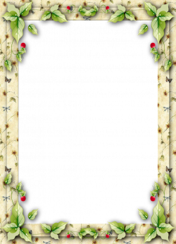 Christmas Frame with Mistletoe Leaves | Gallery Yopriceville - High ...