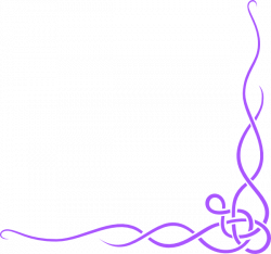 Purple Scroll Ribbon Border Clip Art at Clker.com - vector clip art ...