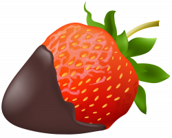 Strawberry with Chocolate PNG Clip Art Image | Gallery Yopriceville ...