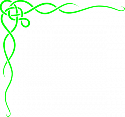 Green Scroll Ribbon Border Clip Art at Clker.com - vector clip art ...
