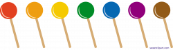Candy Lollipops Set 2 Clipart - Sweet Clip Art