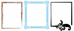 Borders and Frames Picture frame Film frame Clip art - Picture Frame ...