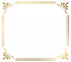 Frame Border PNG Image | Gallery Yopriceville - High-Quality Images ...