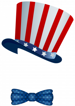 American Hat and Bowtie PNG Clip Art Image | Gallery Yopriceville ...