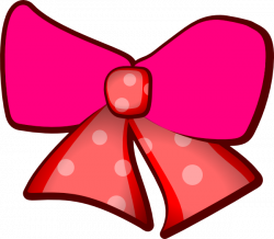 Pink Bows Clip Art at Clker.com - vector clip art online, royalty ...