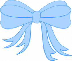 Baby blue bow clipart - Cliparting.com