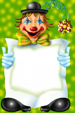 Clown Transparent PNG Photo Frame | Gallery Yopriceville - High ...