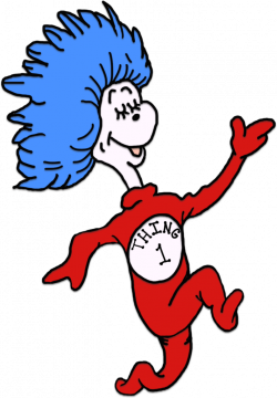 Dr Seuss Thing 1 And Thing 2 Coloring Sheets | Printable Coloring ...